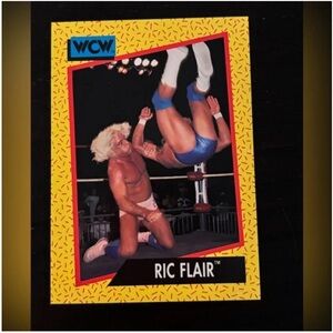 Ric Flair 1991 Impel WWE WCW Rookie RC Wrestling Card